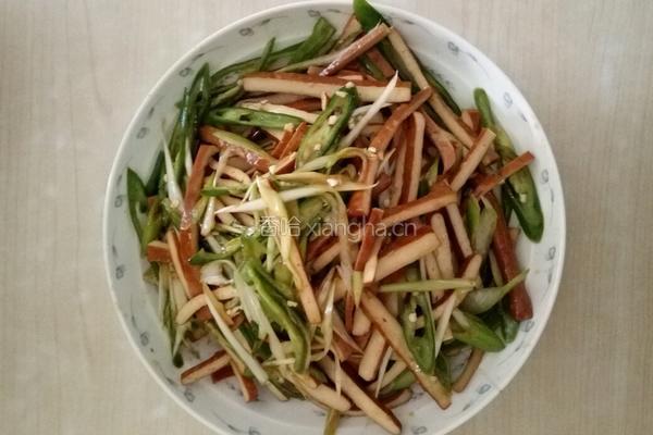 凉拌豆乳干的做法图解4