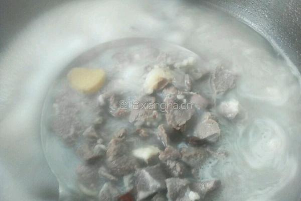 羊肉东瓜的做法图解4