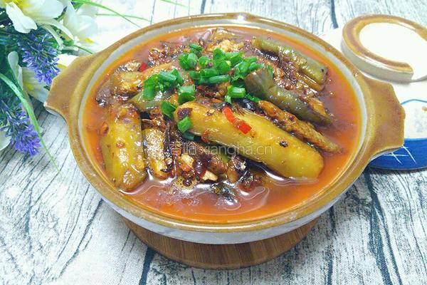 咸鱼茄子煲的做法图解15