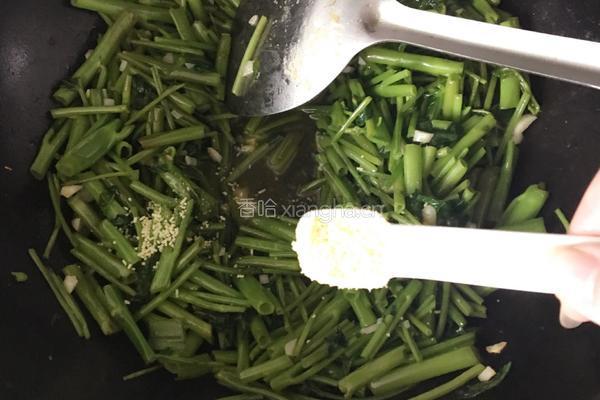 炒空心菜的做法图解7