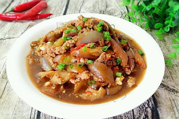 肉末茄子的做法图解9