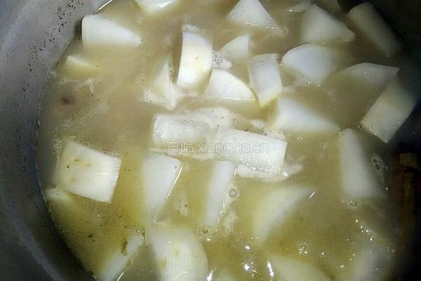 羊肉萝卜汤的做法图解13