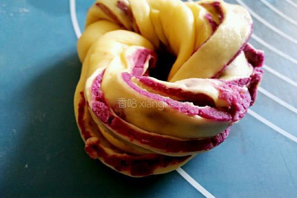 紫薯花样面包的做法图解8