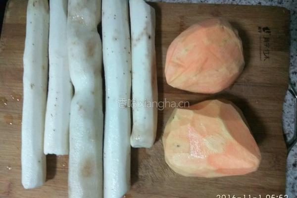 蓝莓山药红薯丸子的做法图解1