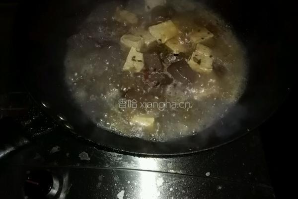鹅血豆腐的做法图解3