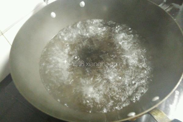 鱿鱼炆紫山药的做法图解4