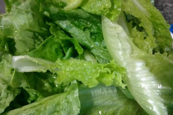 炒生菜的做法图解1