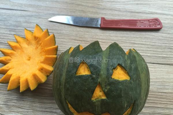 万圣节的南瓜蒸蛋的做法图解3