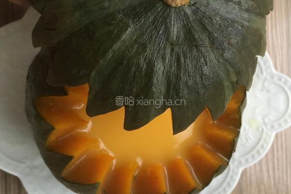 万圣节的南瓜蒸蛋的做法图解9