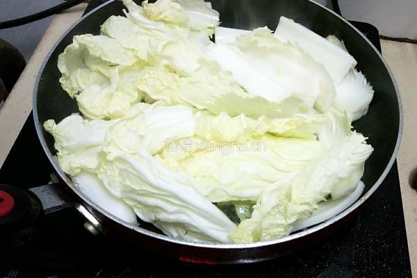 醋溜白菜的做法图解3