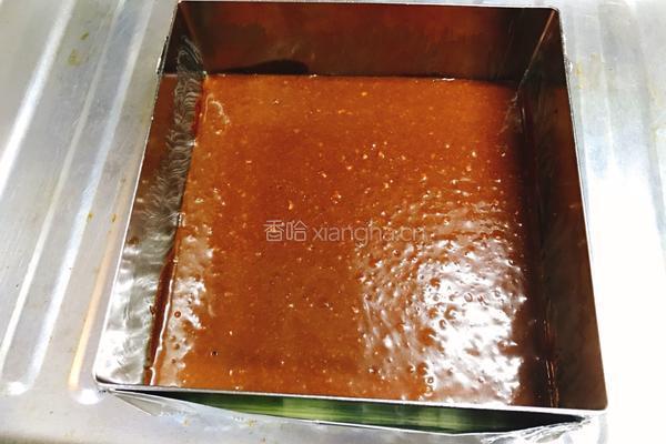 麻将巧克力栗蓉蛋糕的做法图解8
