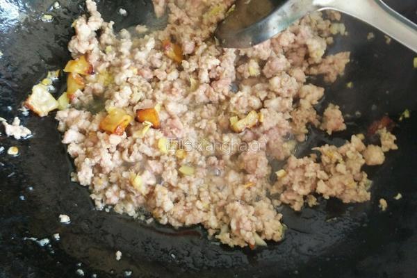酸豆角炒肉末的做法图解7