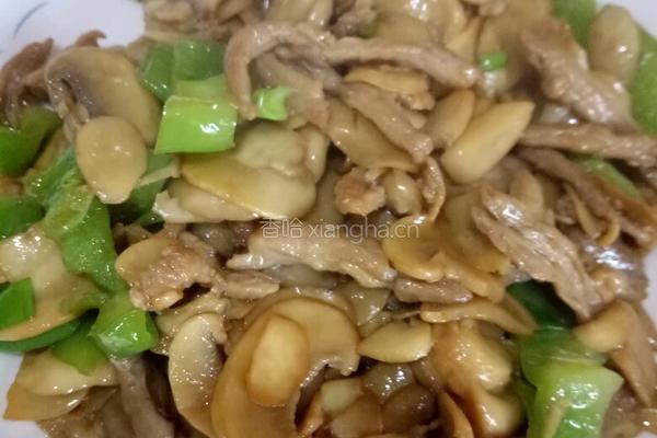 蘑菇炒肉的做法图解9
