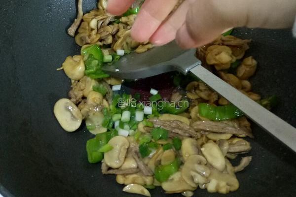 蘑菇炒肉的做法图解8