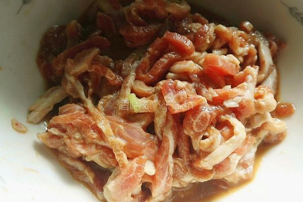 香干肉丝炒韭菜花的做法图解7