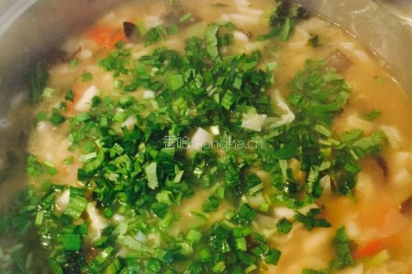 陕西特色烩麻食的做法图解16