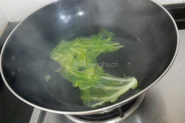 水煮卷心菜