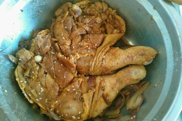 新奥尔良风味烤全鸡腿的做法图解5