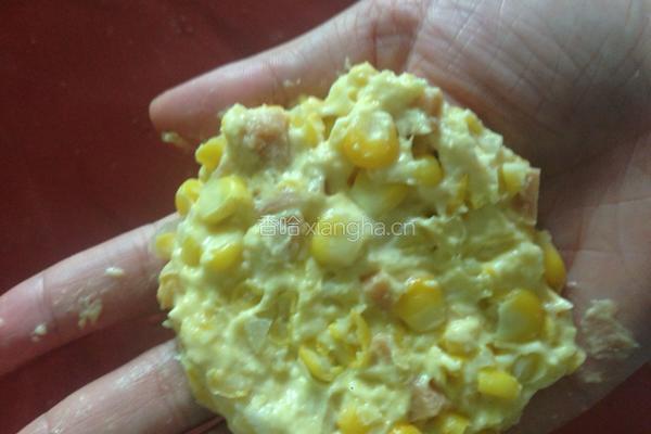 香煎玉米饼的做法图解5