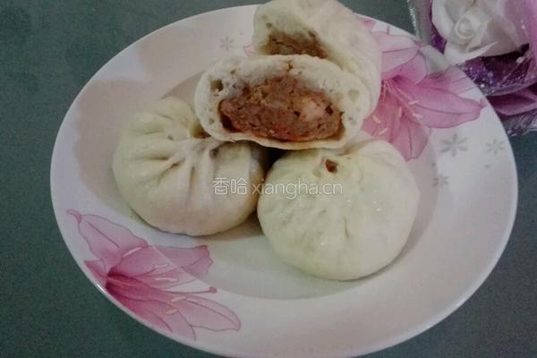 鲜虾肉包的做法图解9