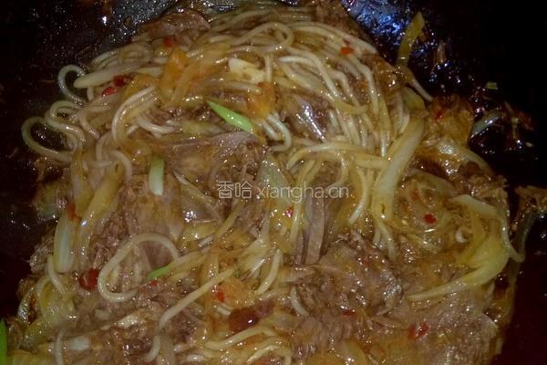 炒烩肉的做法图解6