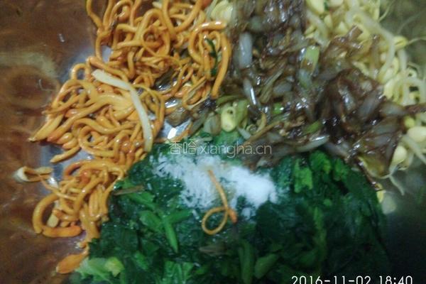 凉拌菠菜黄豆芽的做法图解13