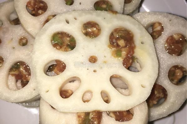 香酥藕盒的做法图解4