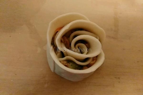 玫瑰花饺子 的做法图解6