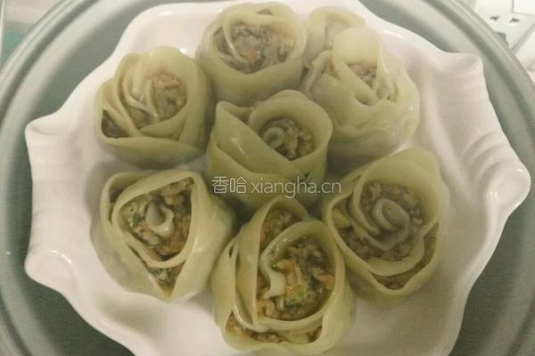 玫瑰花饺子 的做法图解8