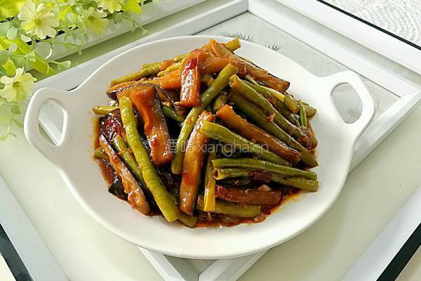 鱼香茄子豆角的做法图解15