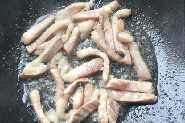杏鲍菇炒肉的做法图解4