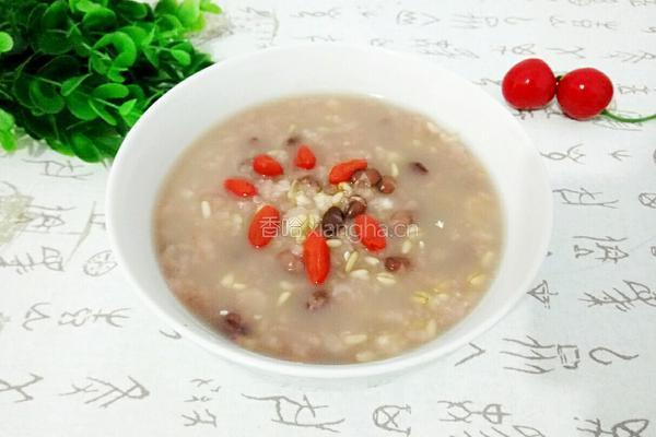 红豆燕麦仁大米粥的做法图解7