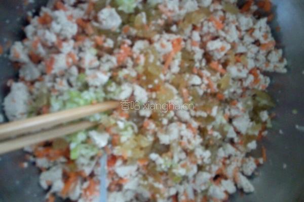 炸豆腐罗卜丸子的做法图解2