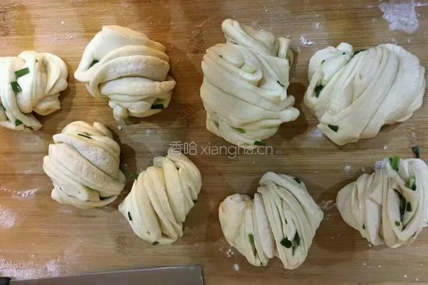葱油花卷的做法图解6