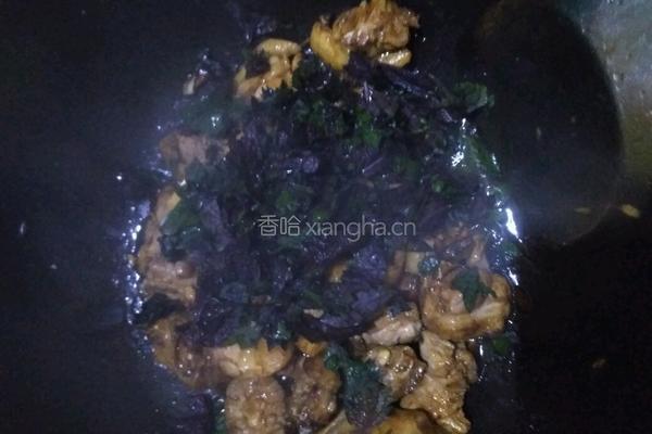 紫苏焖鸭的做法图解7