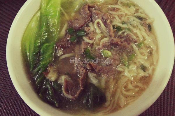 牛肉手工汤面的做法图解5
