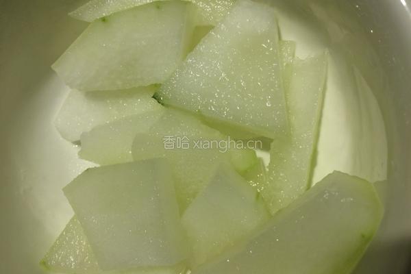 冬瓜豆腐蒸肉饼的做法图解2