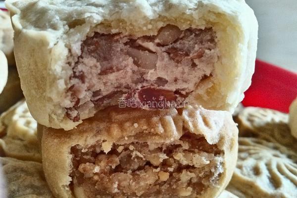 红豆沙月饼的做法图解11