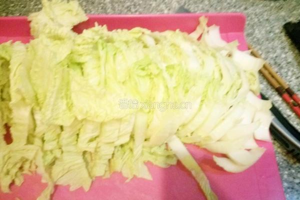 虾米白菜的做法图解2