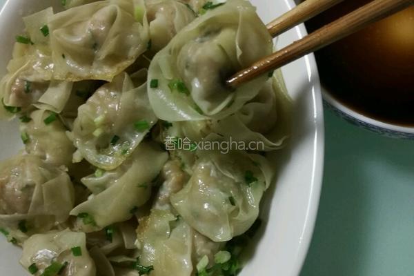 生煎虾仁肉末小馄饨的做法图解11