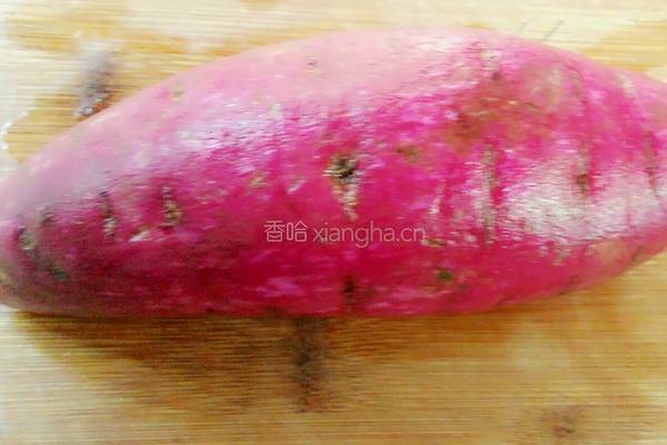 紫薯小米粥的做法图解1