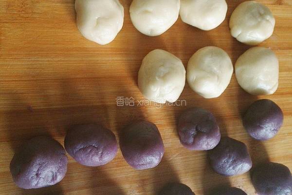 紫薯红豆酥的做法图解4