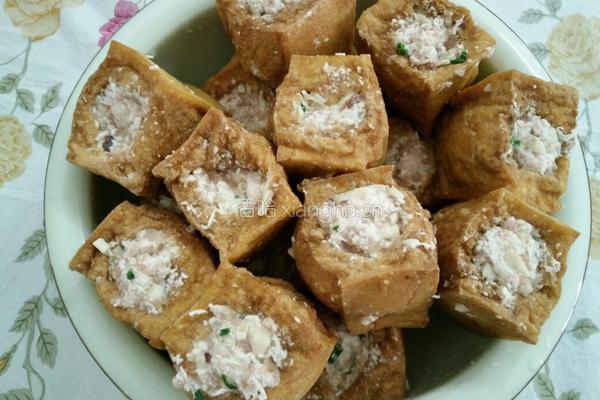 方豆腐酿的做法图解6
