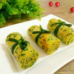 韭菜虾皮鸡蛋卷的做法[图]