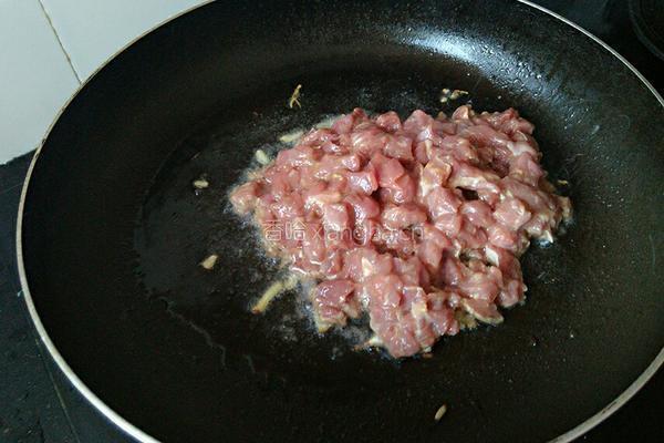牛肉炒三蔬的做法图解6