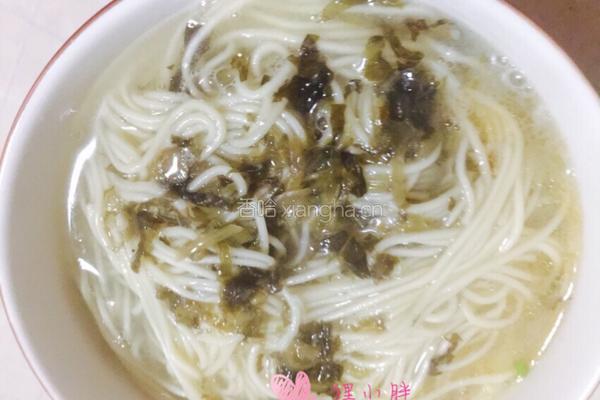 雪菜肉丝面的做法图解13