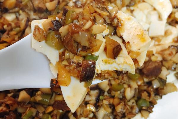 香菇肉末豆腐的做法图解8
