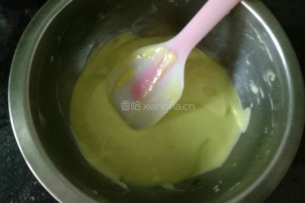 抹茶戚风蛋糕（6寸）的做法图解5