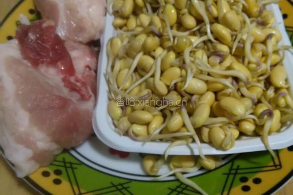 肉丝炒豆芽的做法图解1