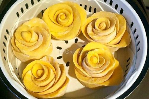 南瓜玫瑰花的做法图解8